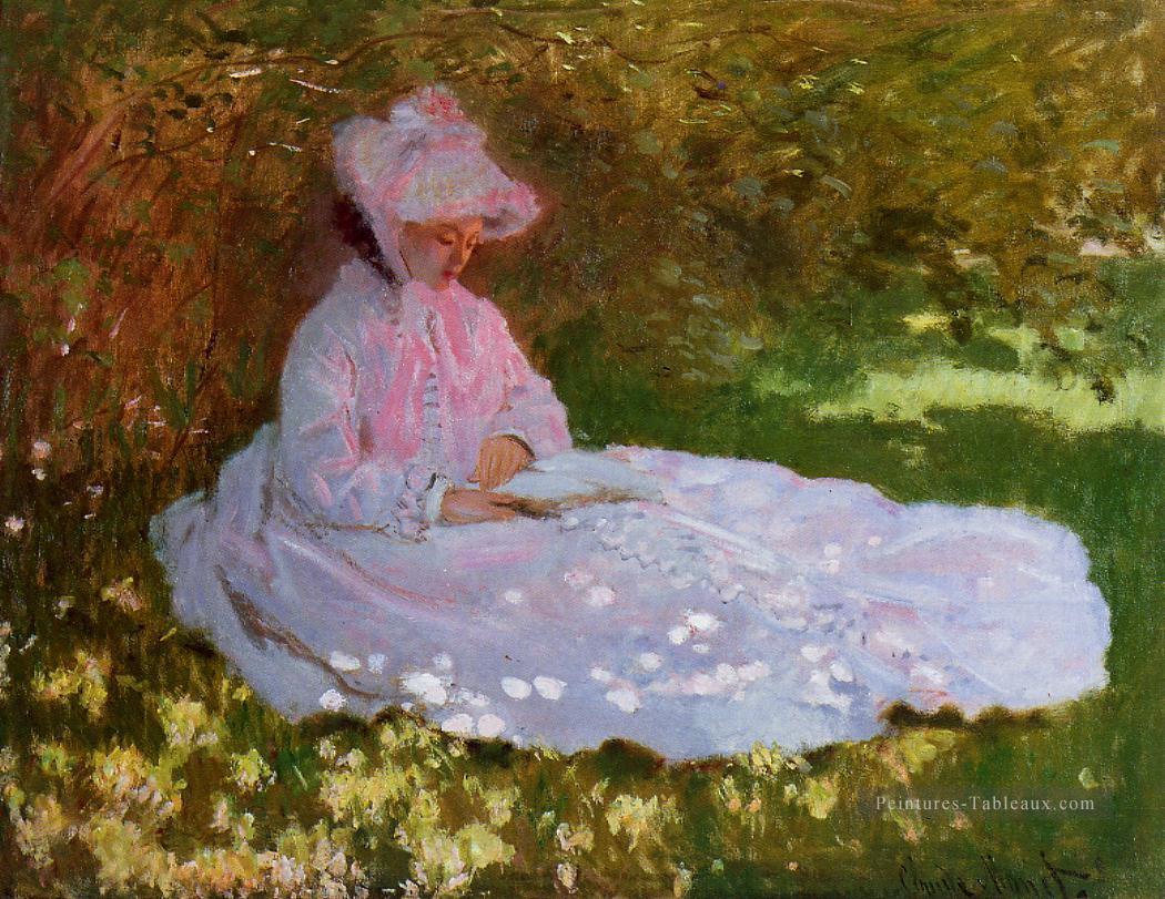 Le Lecteur Claude Monet Peintures à l'huile
